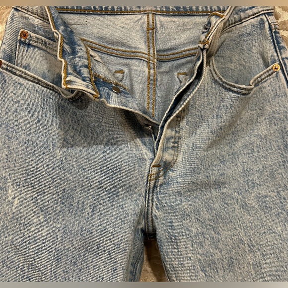 LEVI'S Women's 501 Jeans Size W26 / L26 - Light Blue, Button Fly, Quality - Picture 14 of 16